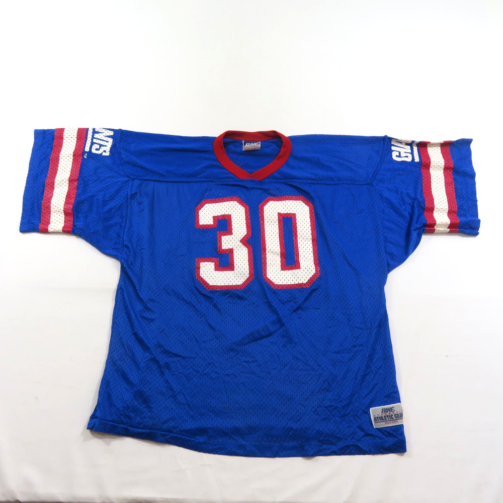 Dave Meggett Jersey New York Giants Mesh Blue Bike Brand Sz L-XL 1990s